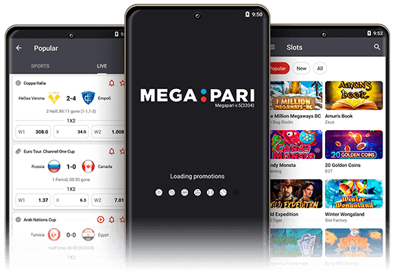 Megapari Mobile App for iOS & Android