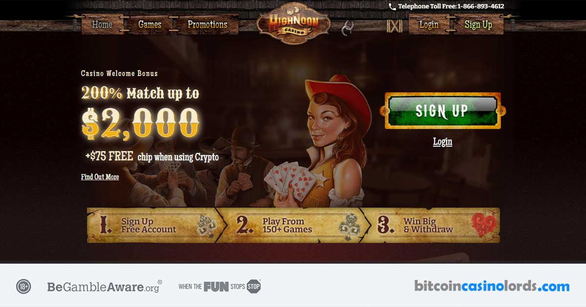 High Noon Casino Welcome Bonus